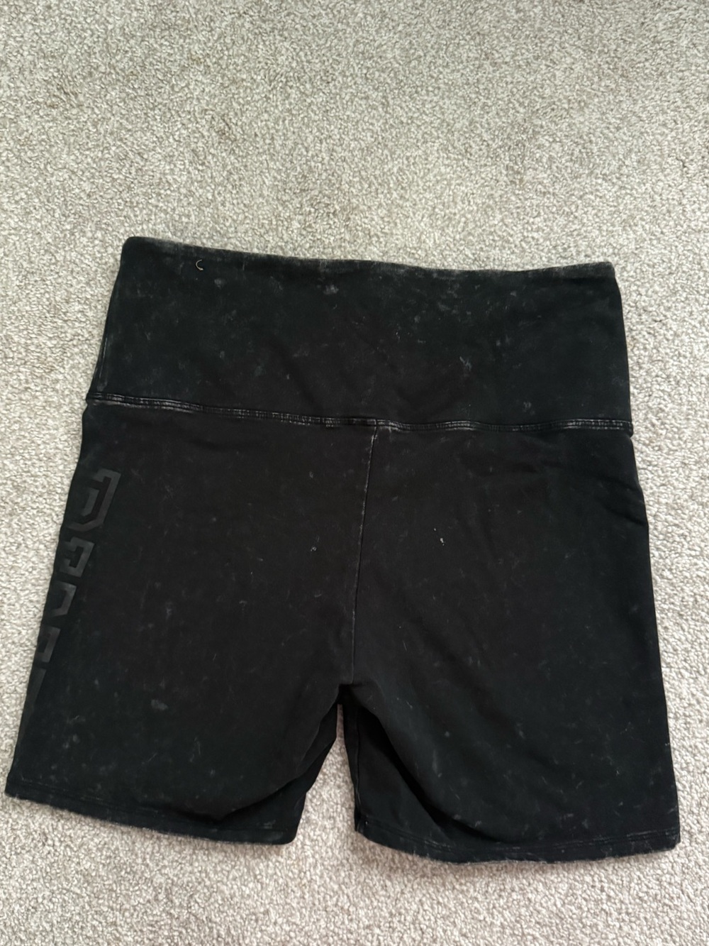 PINK Victoria's Secret Black High-Waist Bike Shorts